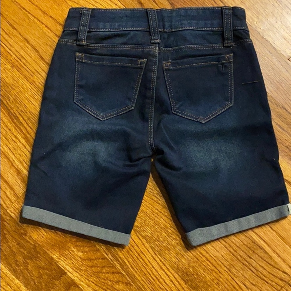 Tractr Girls shorts. Denim. Black and Blue colors - Picture 2 of 2